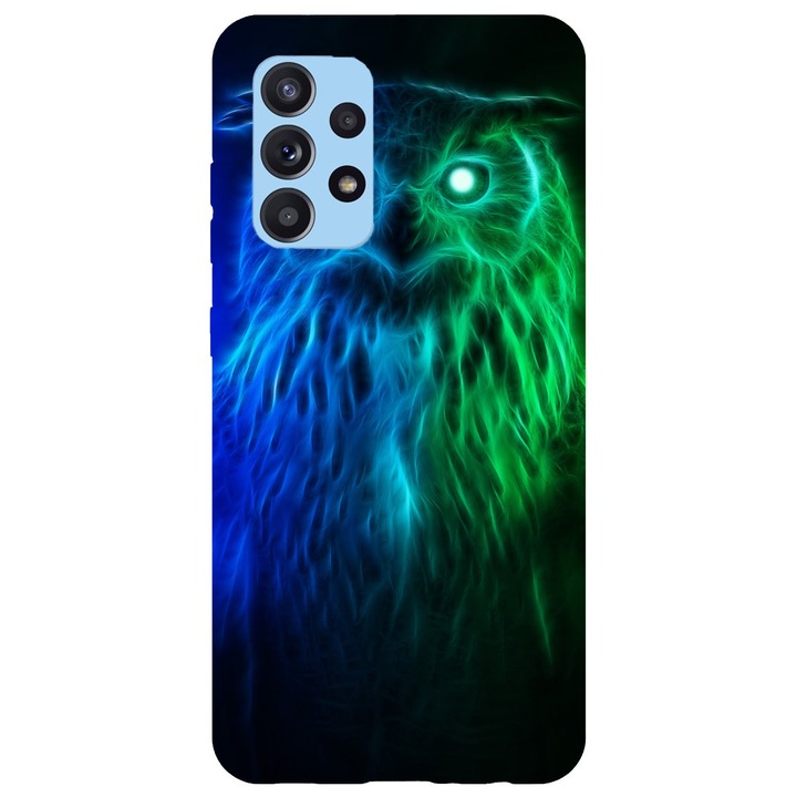 Husa compatibila cu Samsung Galaxy A72 5G model Night stalker, Silicon, TPU, Viceversa