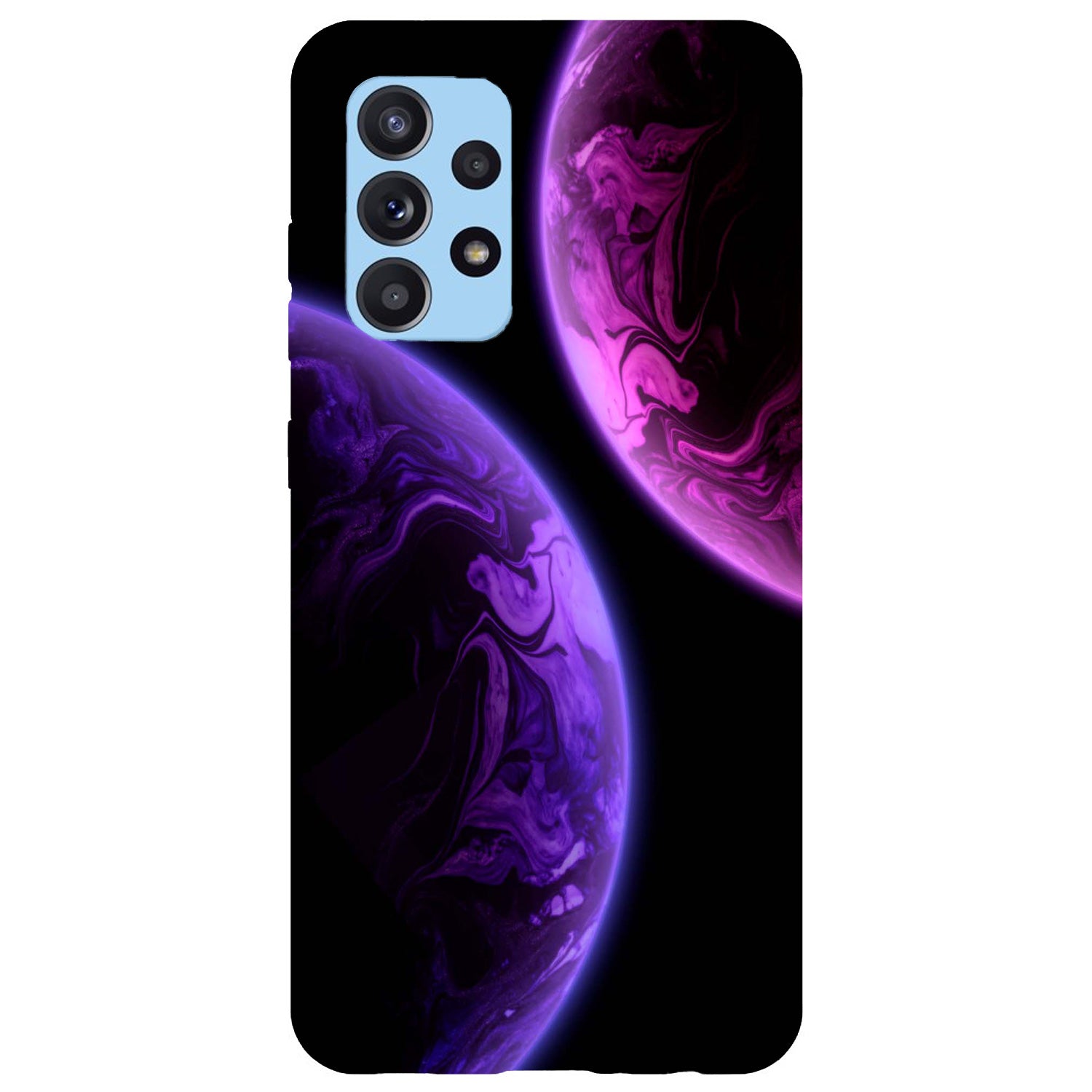 Husa compatibila cu Samsung Galaxy A52 4G model Sister Planets, Silicon, TPU, Viceversa