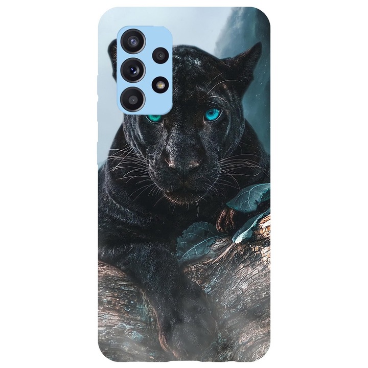 Кейс съвместим с Samsung Galaxy A51 5G модел Panther, силикон, TPU, обратно