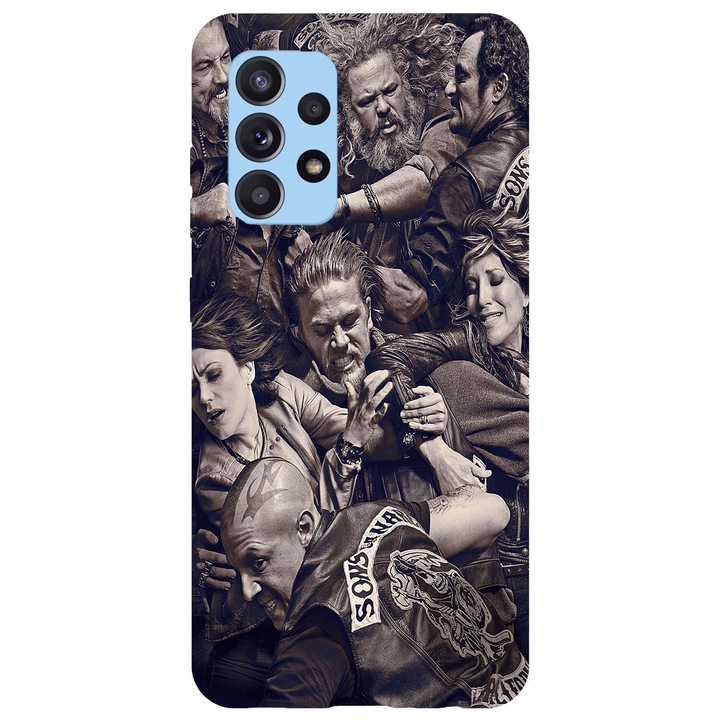 Husa compatibila cu Samsung Galaxy A72 5G model Sons of Anarchy, Silicon, TPU, Viceversa