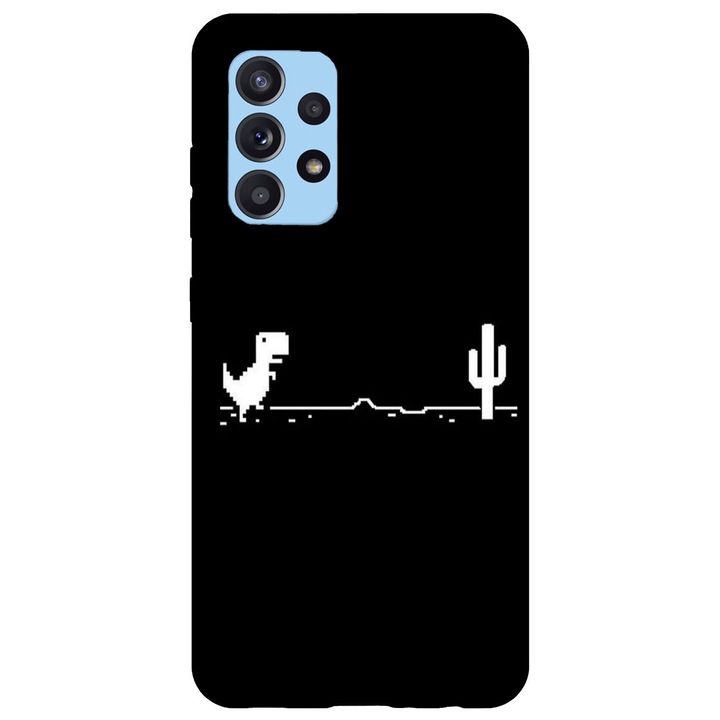 Husa compatibila cu Samsung Galaxy A22 4G model Run for your life, Silicon, TPU, Viceversa