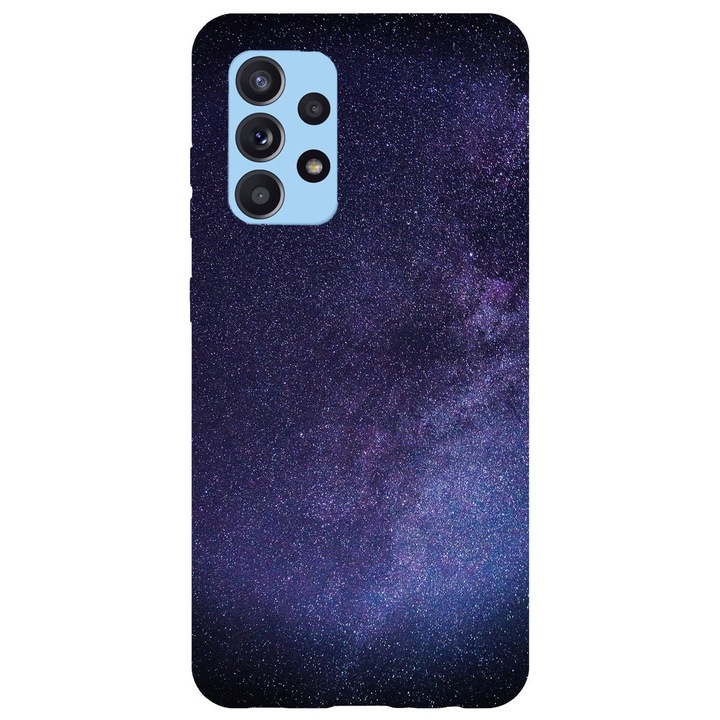 Husa compatibila cu Samsung Galaxy A22 4G model Starry Night Sky, Silicon, TPU, Viceversa