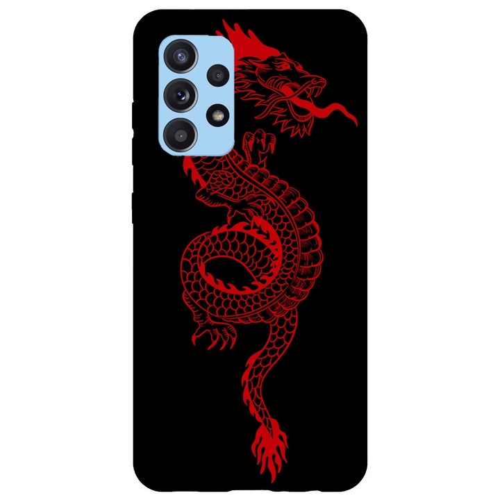 Husa compatibila cu Samsung Galaxy A33 5G model Red Dragon, Silicon, TPU, Viceversa