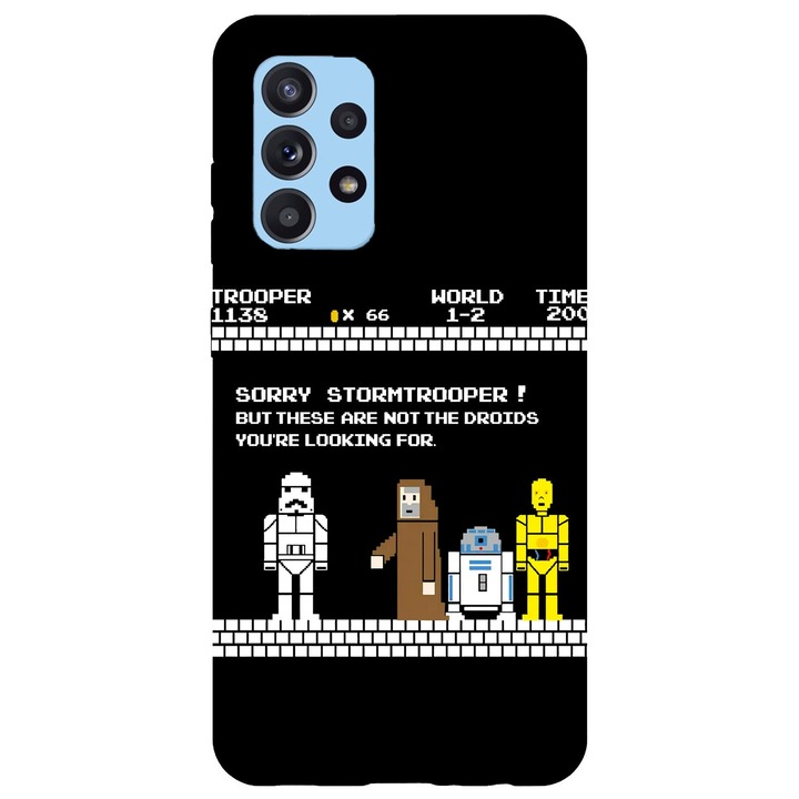 Husa compatibila cu Samsung Galaxy A72 4G model These aren't the droids you're looking for, Silicon, TPU, Viceversa