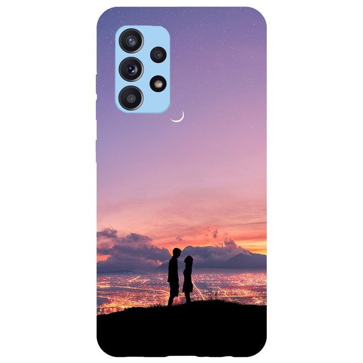 Husa compatibila cu Samsung Galaxy A72 4G model Till death do us apart, Silicon, TPU, Viceversa