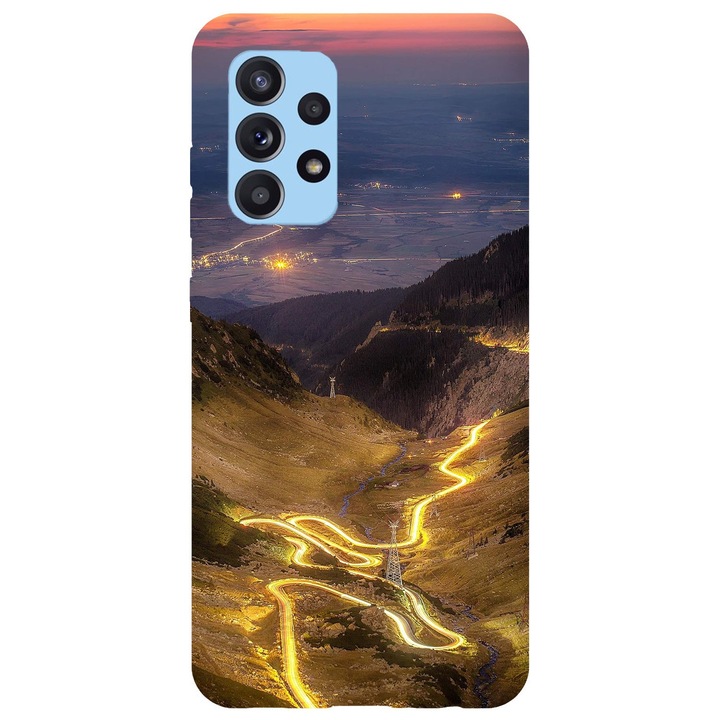 Husa compatibila cu Samsung Galaxy A33 5G model Transfagarasan Sundown, Silicon, TPU, Viceversa