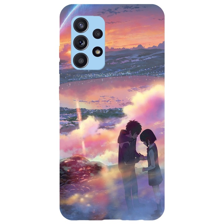Husa compatibila cu Samsung Galaxy A72 4G model Your Name, Silicon, TPU, Viceversa
