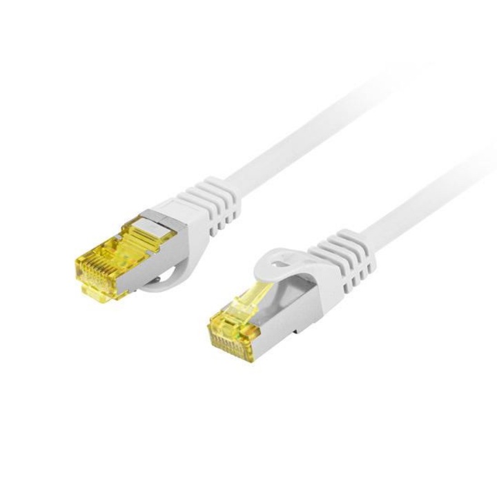 Кабел, Lanberg patch cord CAT.6A S/FTP LSZH CU 5m Fluke Passed, grey