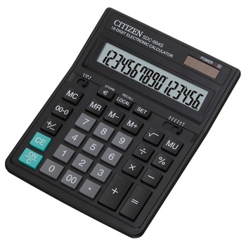 Calculator Citizen de birou cu 16 digiti SDC664S Calculator Citizen de birou cu 16 digiti SDC664S
