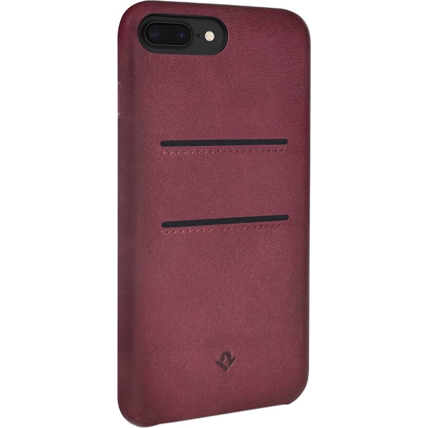 Husa de protectie cu buzunare TwelveSouth Relaxed pentru iPhone 8 Plus / iPhone 7 Plus, Piele, Marsala