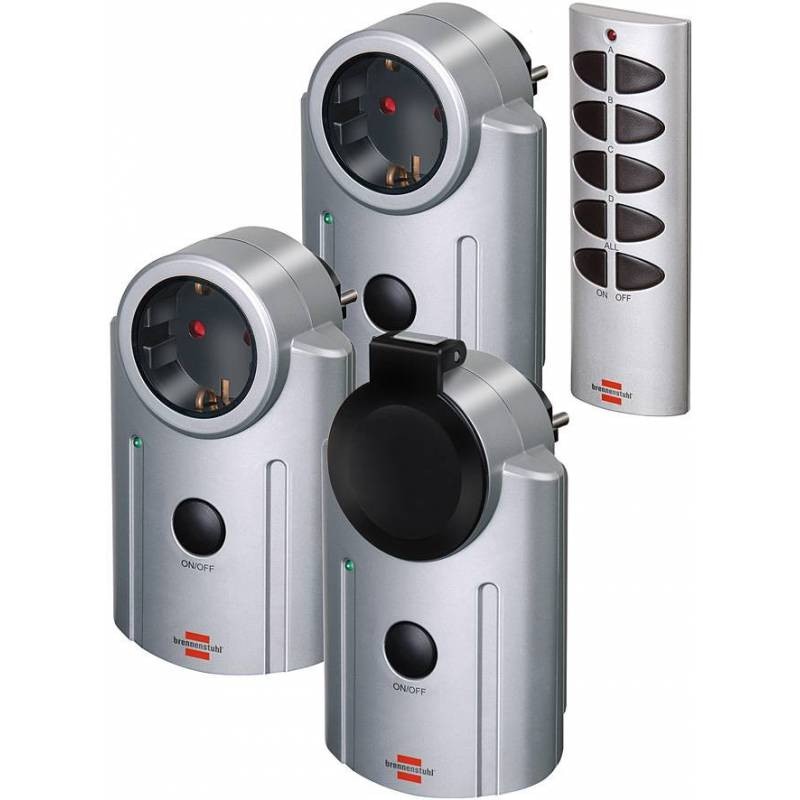 Set 3 prize telecomandabile RCS2044, Primera Line, 25m, 433.92 mHz, Brennenstuhl