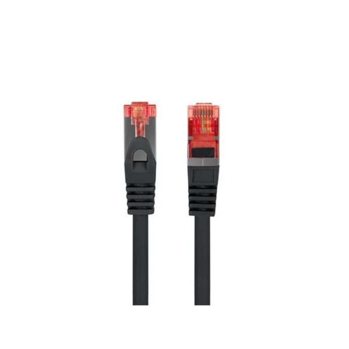 Lanberg PCF6-10CU-0100-BK 1m Cat6 F/UTP AWG26 LSZH árnyékolt fekete patch kábel