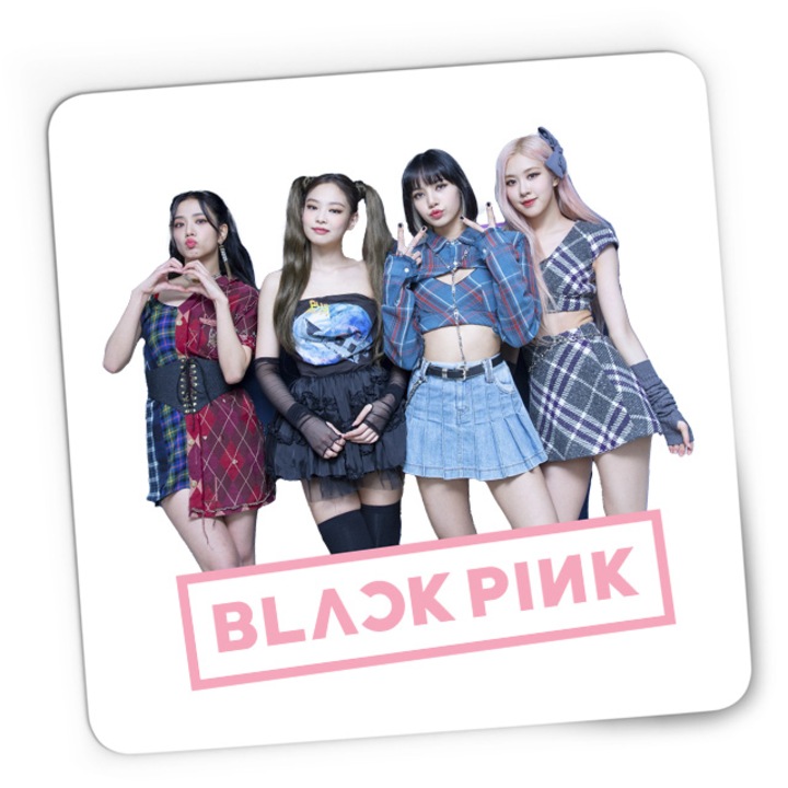 Mousepad Gaming Blackpink Group Idols MTV Cute Expo Fashion, 21x19 cm
