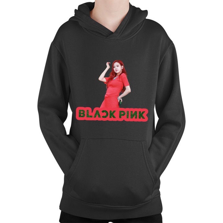 Hanorac copii Blackpink Rose Beauty Korea Concert Album, Negru