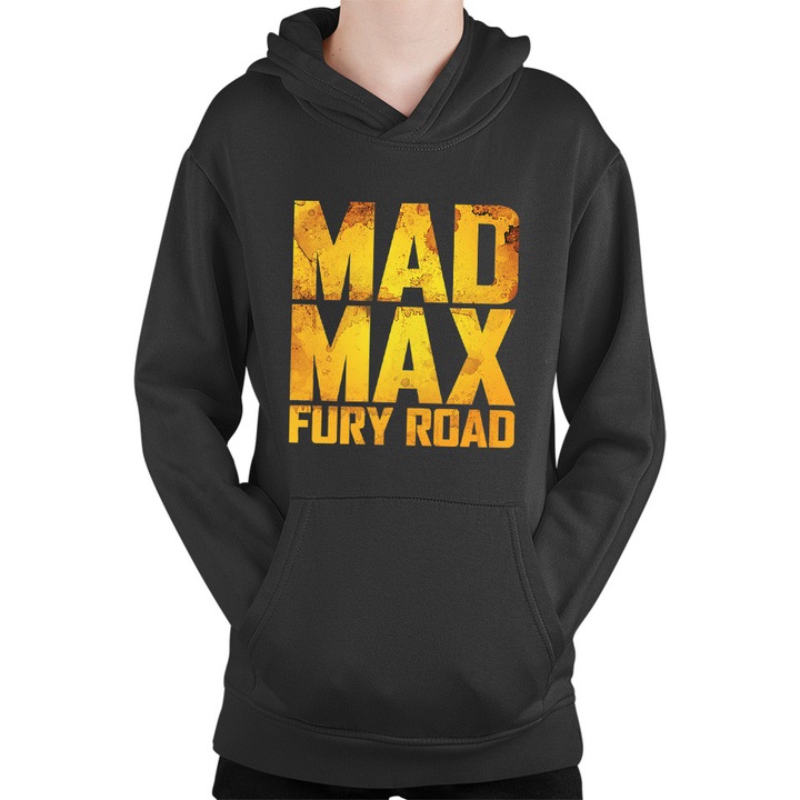 Детски суичър Mad Max Fury Road Game Action Cars Battle, Черен