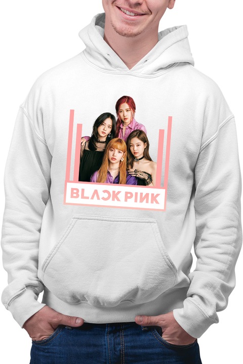 Hanorac barbati Blackpink Group Girl Idon Music Korean, Alb