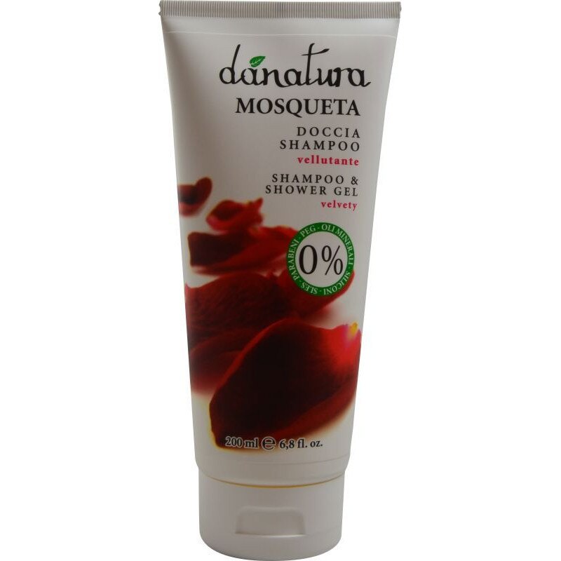 Sampon si gel de dus, Danatura, cu ulei de trandafir - 200ml