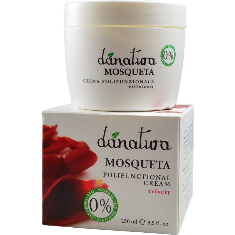 Crema polifunctionala, Danatura, cu ulei de trandafir - 250ml