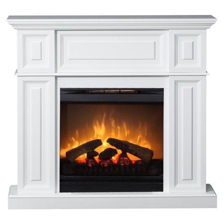 Semineu Torino Alb - cu focar electric 3D Dimplex Optiflame DF2010-EU cu sunet