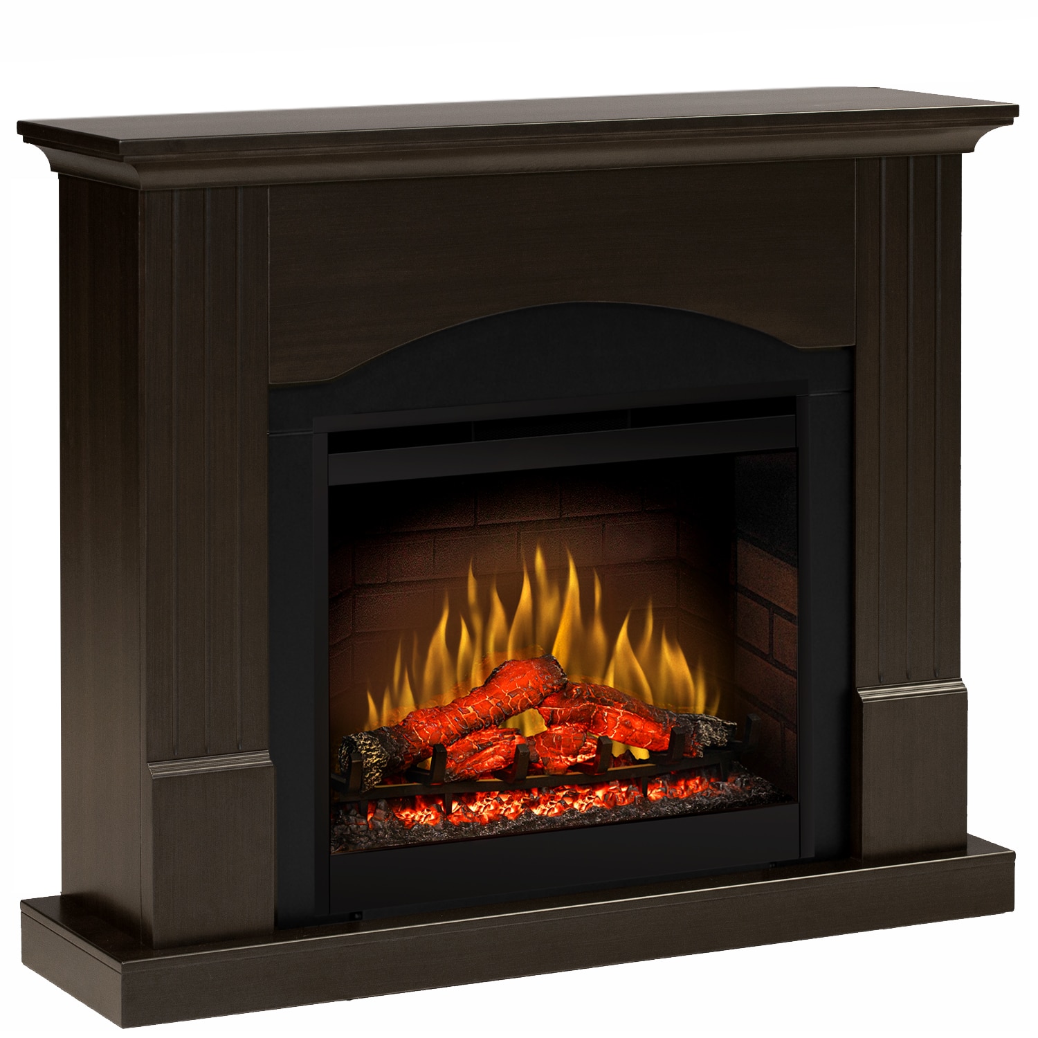 Semineu Nisa Deluxe Wenge - cu focar electric 3D Dimplex Optiflame DF2608-EU cu sunet