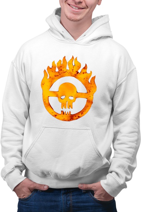 Мъжки суичър Mad Max Logo Icon Miller James McCausland Byron, Бял