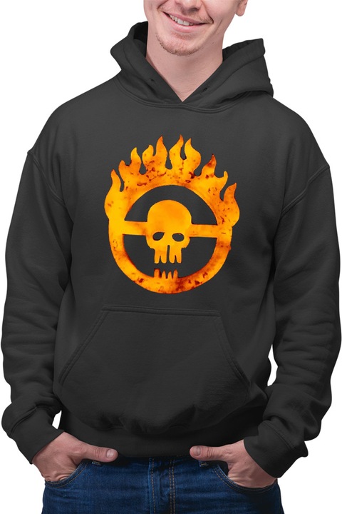 Hanorac barbati Mad Max Logo Icon Miller James McCausland Byron, Negru