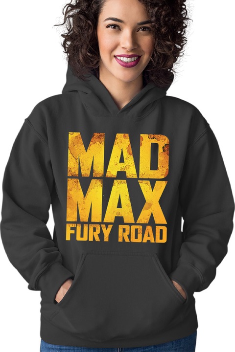 Дамски суичър Mad Max Fury Road Game Action Cars Battle, Черен