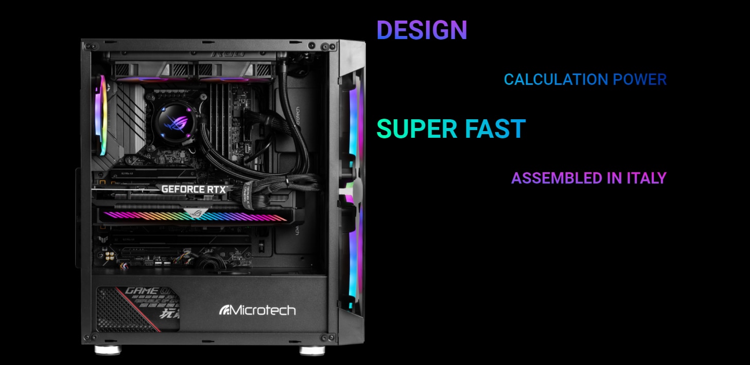 Sistem Desktop PC Gaming Microtech Ludix cu procesor Intel Core i7 ...