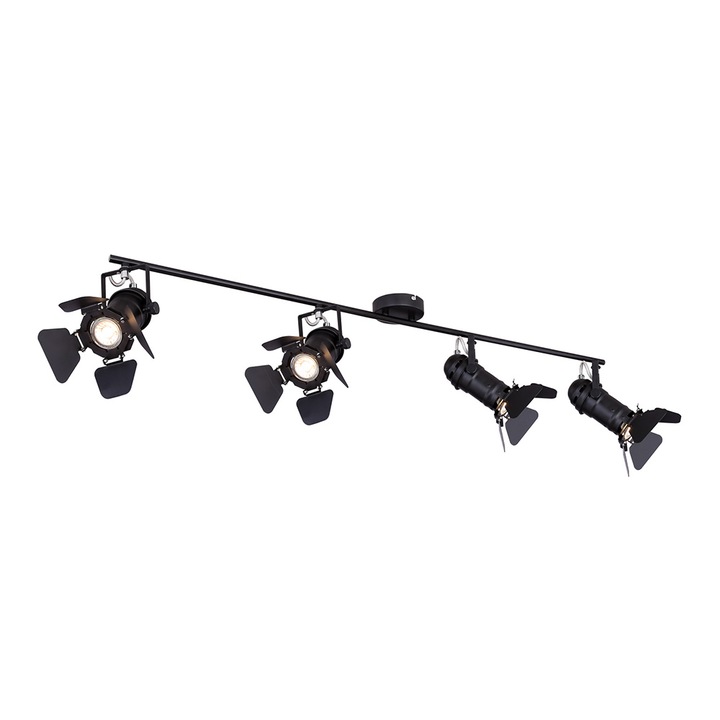 Spot EGON 54650-4B, Negru, 200 W, Globo Lighting