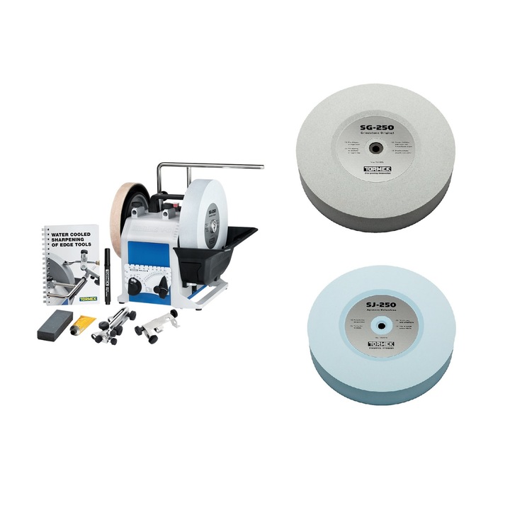 Pachet masina de ascutit Tormek T-8 cu SG-250 si SJ-250