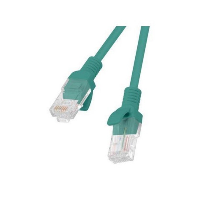 Lanberg RJ45 cat. 5e UTP 1.5m zöld patch kábel