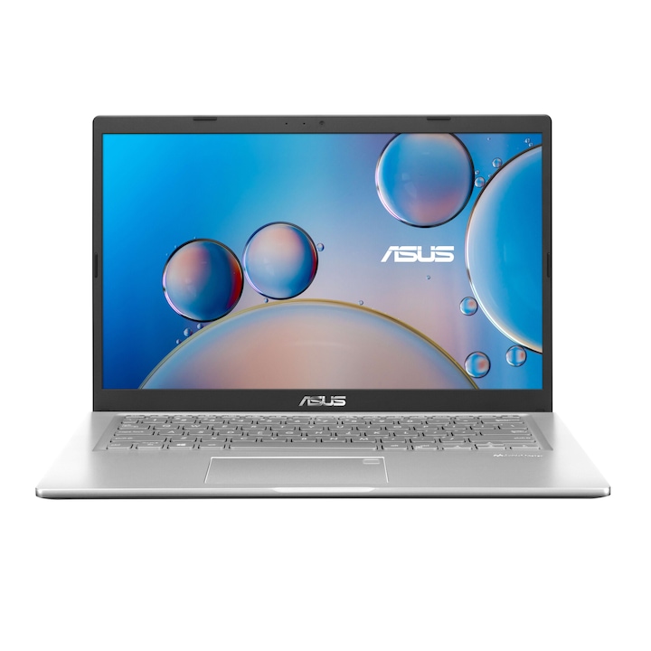 Asus VivoBook X415MA-BV662WS 14.0" HD laptop, Intel Celeron N4020, 4GB RAM, 128GB SSD, Intel UHD Graphics 600, Windows 11 Home, Magyar billentyűzet, Ezüst