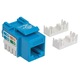 Модул Keystone Intellinet, RJ45, UTP, Cat.5e, син, бял