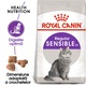 Royal Canin Sensible Adult száraz macskaeledel, optimális emésztés, mennyiség 400 g, optimális emésztés