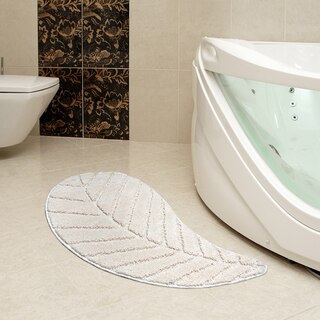 Tappeto Bagno Morbido Fiori – Verde, 50x110 Cm, In Spugna Di Polipropilene, Fondo Antiscivolo, Lavabile In Lavatrice, Made In Italy