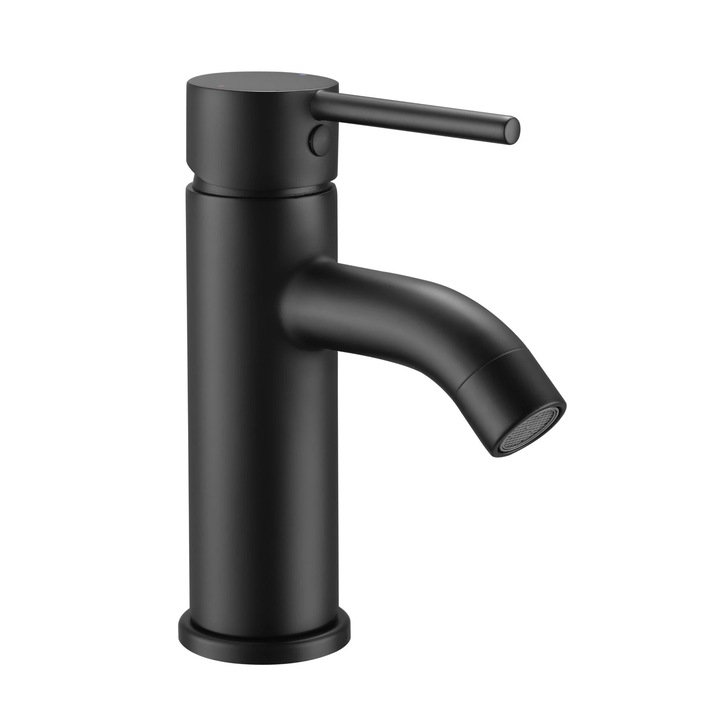 Mia mosdócsaptelep, egykaros, 16,1 x 9,7 cm, fekete
