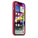 Калъф за Apple iPhone 14, Силиконов, Малина
