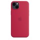 Калъф за Apple iPhone 14, Силиконов, Малина