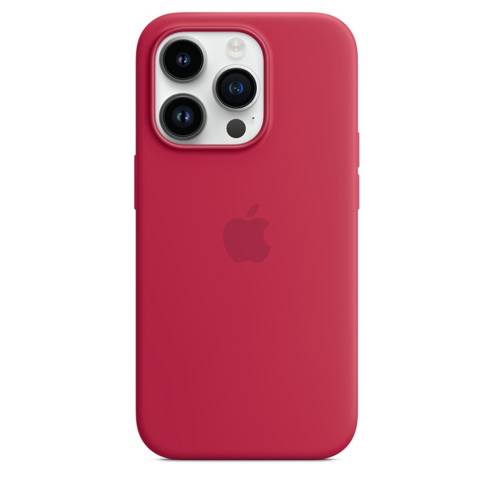 Силиконов Калъф за Apple iPhone 14 Pro, Raspberry