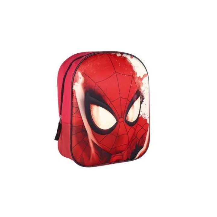 3D hátizsák, Javoli, poliészter, SpiderMan, 31 x 25 x 10 cm, piros