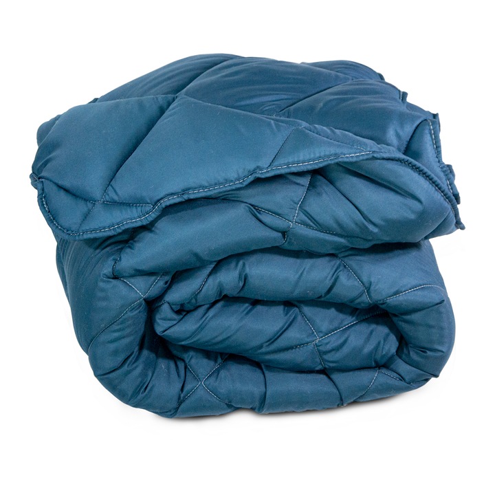 Könnyű téli takaró, Izidream, Mirabel, Benzinkék mikroszálas 100% PE, 150/210 cm