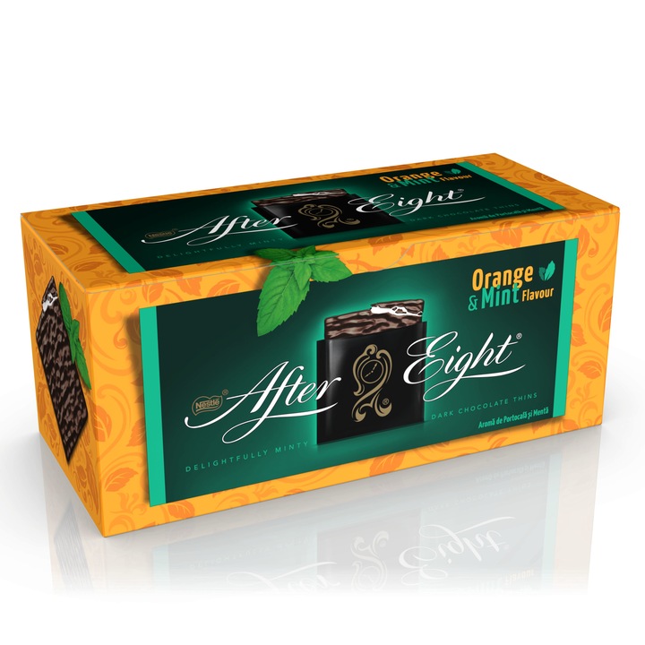 Шоколадови бонбони, Nestle After Eight, портокал, 21 бр, 200 гр