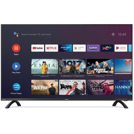 Телевизор Sharp LC-50DL2EA, 50” (126 см), 4K Ultra HD LED Android TV, Черен