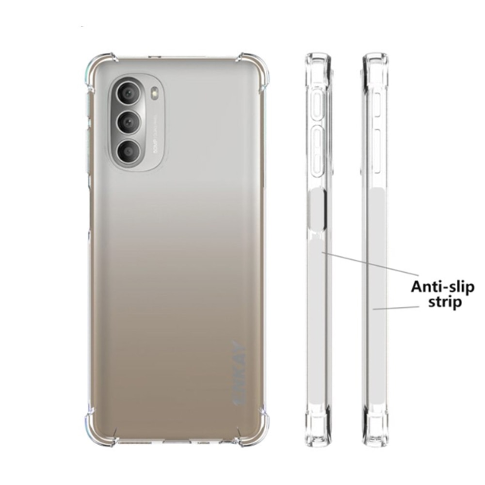 Husa Antisoc compatibila cu Motorola Moto E20 / E30/ E40, Protectie antisoc, Silicon Slim, Crystal Clear