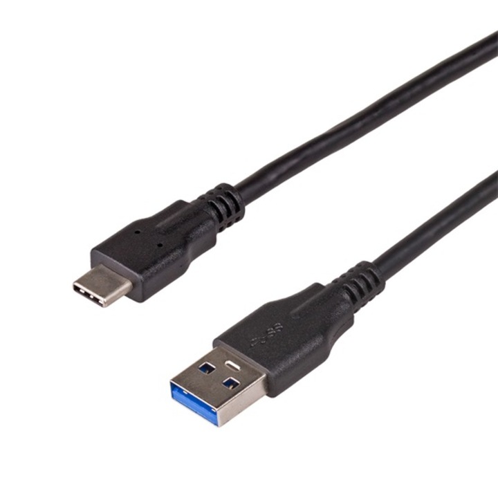 AKYGA kábel USB Összekötő TypeC 3.1, 1m, Male/Male (AK-USB-15)