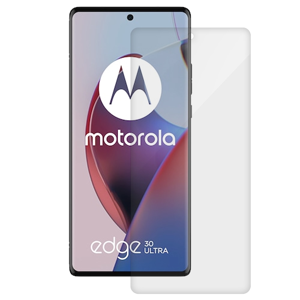 Custodia Portafoglio Pieghevole Con Pellicola Per Motorola Edge 30 Ultra – Pelle Sintetica