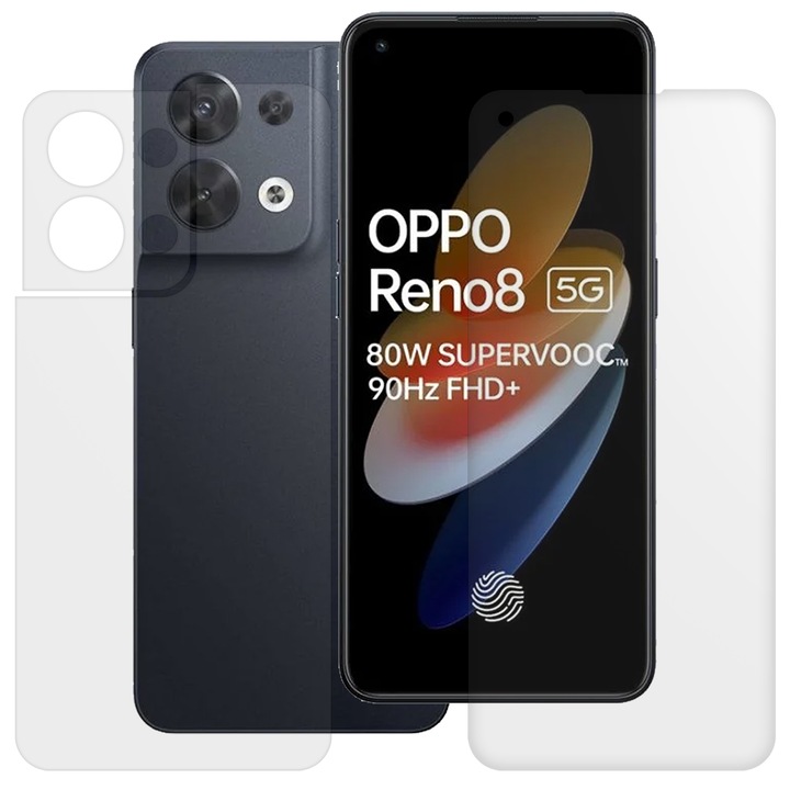 Комплект 2 матови фолиа SILKASE за Oppo Reno8 5G, защита на телефона, силикон
