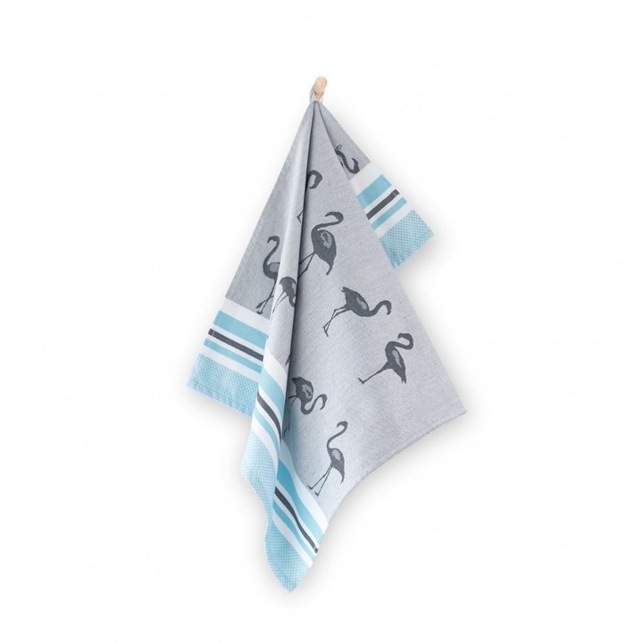 Carpe bucatarie, Zwoltex, Bumbac/Bambus, 50x70, Albastru