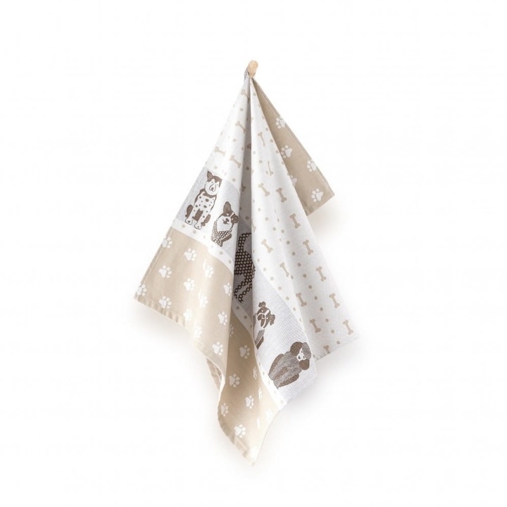 Laveta bucatarie, Zwoltex, Bumbac, 50x70, Bej