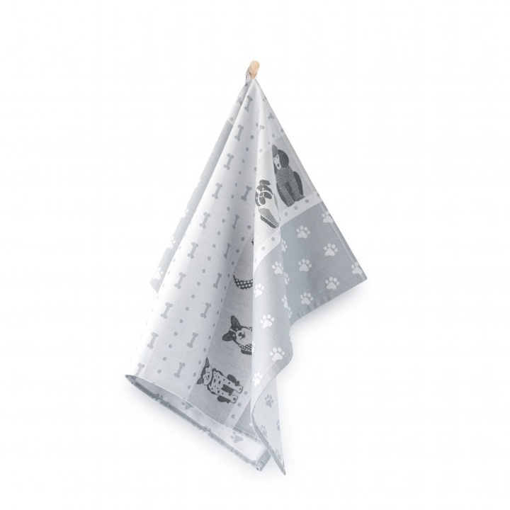 Laveta de bucatarie, Zwoltex, Bumbac, 50x70, Gri